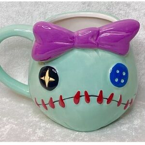 Disney Lilo And Stitch Scrump The Doll Ceramic Figural Mug NEW!